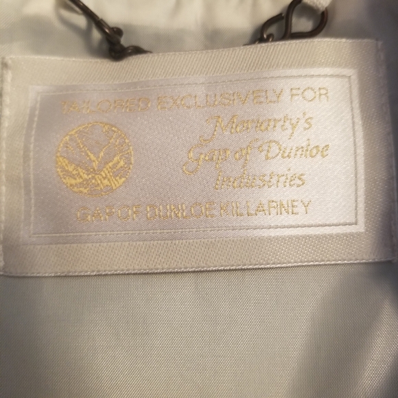 Moriarty's Gap Of Dunloe Ireland Seafoam Wool Cashmere Herringbone Jacket XL - Picture 6 of 8